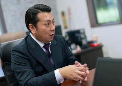 社内会議の様子