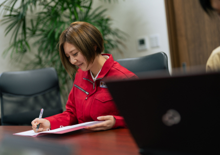 社内会議の様子