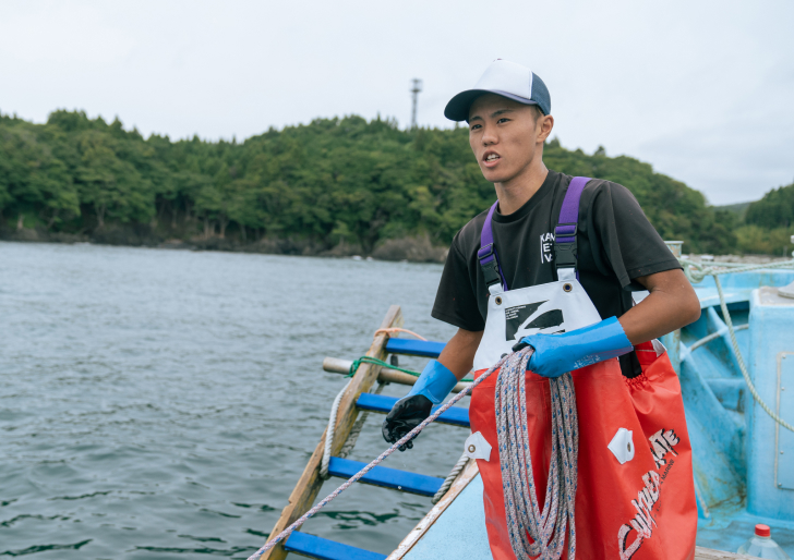 船上の漁師たち